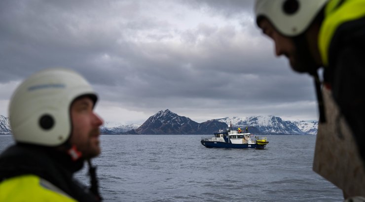 Fiskeridirektoratets båt Rind.  Foto: © Vegard Oen Hatten